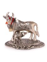 Decorative Metal Cow Calf