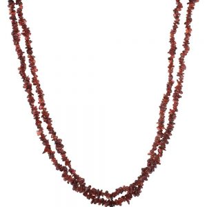 Natural Reiki Crystal Garnet Stone Semi Precious Inspiration Necklace