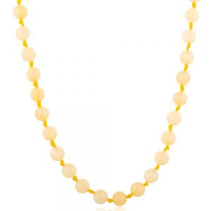 Natural Reiki Healing Calcite Semi Precious Stone Necklace For Energy