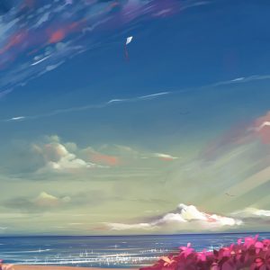 Girl and kite
