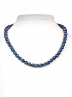 Blue Onyx Crystal Semi Precious Gemstone Necklace Suited For Any Dress - Image 2
