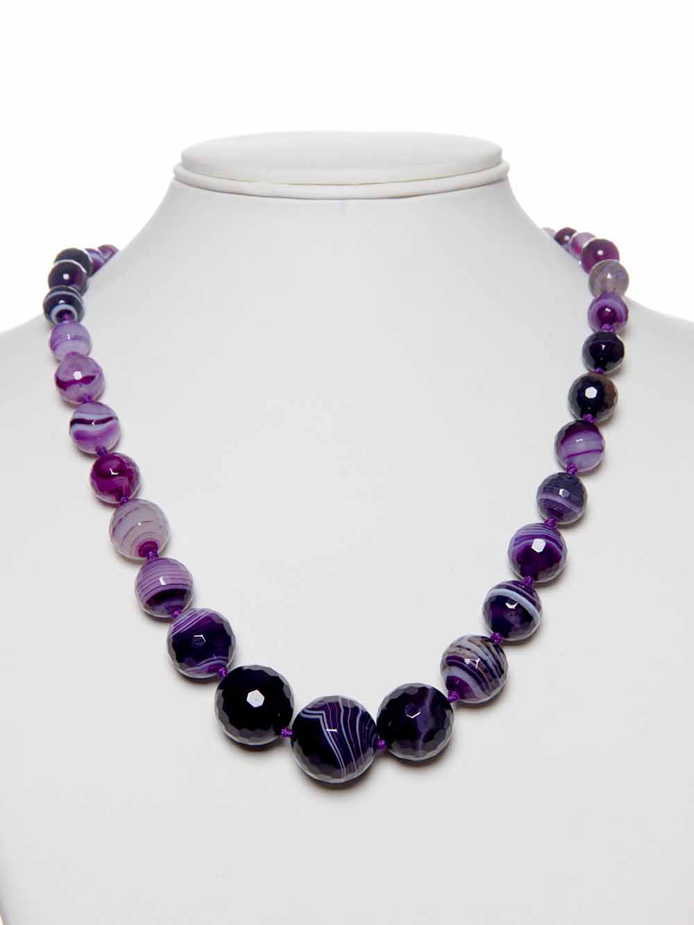 00116.jpg Reiki Crystal Onyx Semi Precious Stone Necklace Learning Ability - Image 1
