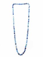Natural Blue Onyx Semi Precious Stone Necklace Looks Unique & Pretty - Image 2