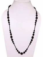 Natural Onyx Crystal Semi Precious Stone Necklace Encourages You