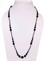 Handcrafted Onyx Crystal Joyful Semi Precious Gemstone Necklace