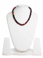 Genuine Crystal Tourmaline Onyx Semi Precious Stone Unique Necklace