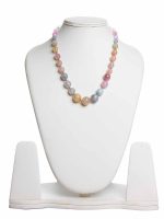 Original Healing Crystal Onyx Semi Precious Stone Graduation Necklace