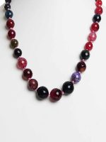 Genuine Healing Reiki Onyx Semi Precious Gemstone Classic Necklace - Image 2