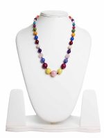 Natural Onyx Semi Precious Reiki Crystal Chakra Healing Stone Necklace