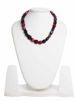 Natural Multicolor Onyx Crystal Semi Precious Stone Necklace Jewellery