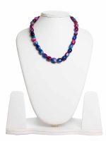 Genuine Multi Onyx Tumble Semi Precious Healing Crystal Stone Necklace - Image 2