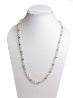 Genuine Healing Crystal Quartz Semi Precious Stone Energy Necklace