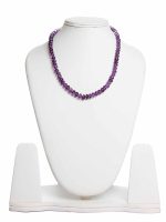 Natural Reiki Crystal Chakra Healing Amethyst Stone Necklace