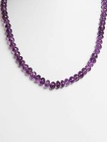 Natural Reiki Crystal Chakra Healing Amethyst Stone Necklace - Image 2