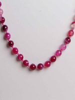 Natural Reiki Crystal Pink Onyx Semi Precious Gemstone Classy Necklace - Image 2