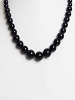 Natural Black Onyx Reiki Crystal Healing Stone Semi Precious Necklace - Image 2
