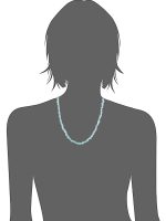 Genuine Reiki Chakra Apatite Semi Precious Stone Necklace For Calcium - Image 2