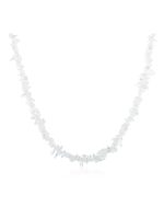 Natural White Quartz Healing Crytal Semi Precious Stone Chips Necklace - Image 2