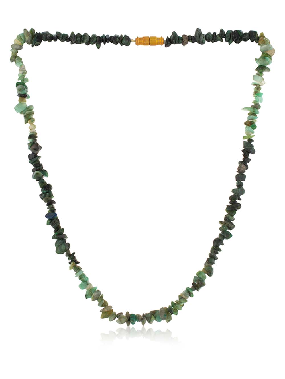 00338.jpg Genuine Reiki Healing Emrald Semi Precious Stone Necklace Healthy Skin - Image 1