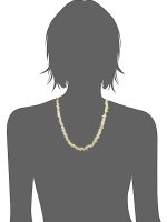 Genuine Yellow Lemon Quartz Crytal Semi Precious Stone Chips Necklace - Image 3