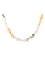 Natural Reiki Crystal Unisex Moonstone Semi Precious Stone Necklace - Image 2