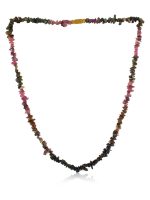 Original Healing Reiki Crystal Tourmaline Semi Precious Stone Necklace