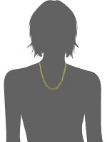 Natural Green Peridot Reiki Crystal Semi Precious Stone Necklace - Image 3