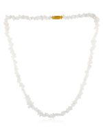 Genuine Healing Chakra White Chips Agate Semi Precious Stone Necklace