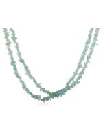Genuine Reiki Healing Crystal Aquamarine Semi Precious Stone Necklace - Image 2