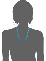 Genuine Crystal Apatite Semi Precious Stone Necklace For Throat Chakra - Image 3