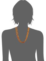 Genuine Crystal Reiki Carnelian Semi Precious Stone Necklace For Peace - Image 3