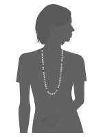 Natural Black Tourmaline Healing Crytal Semi Precious Stone Necklace - Image 3