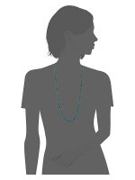 Natural Healing Infection Chrysocolla Semi Precious Gemstone Necklace - Image 3