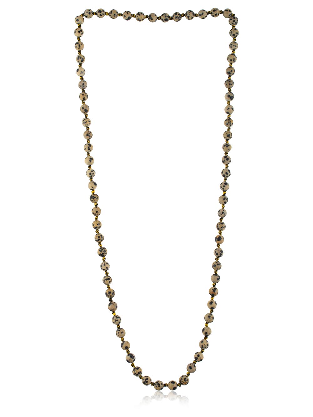 00492.jpg Genuine Dalmation Jasper Semi Precious Gemstone Energises Necklace - Image 1