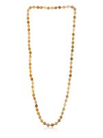 Crystal Campus Stone Unisex Strand Necklace