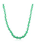 Genuine Crystal Aventurine Semi Precious Stone Necklace For Creativity - Image 2