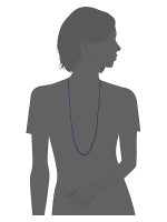 Genuine Crystal Blue Lapis Lazuli Semi Precious Stone Passion Necklace - Image 3