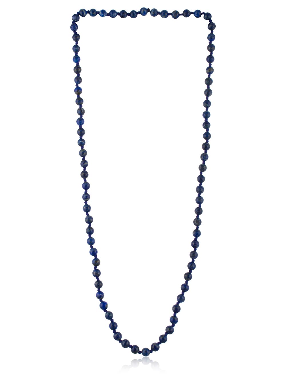 00505.jpg Genuine Crystal Blue Lapis Lazuli Semi Precious Stone Passion Necklace - Image 1