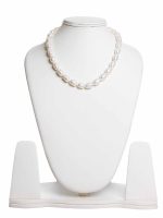 Genuine Suzni Fresh Water Pearl Reiki Crystal Chakra Gemstone Necklace