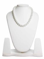 White See Shell Pearl Chakra Crystal Semi Precious Gemstone Necklace