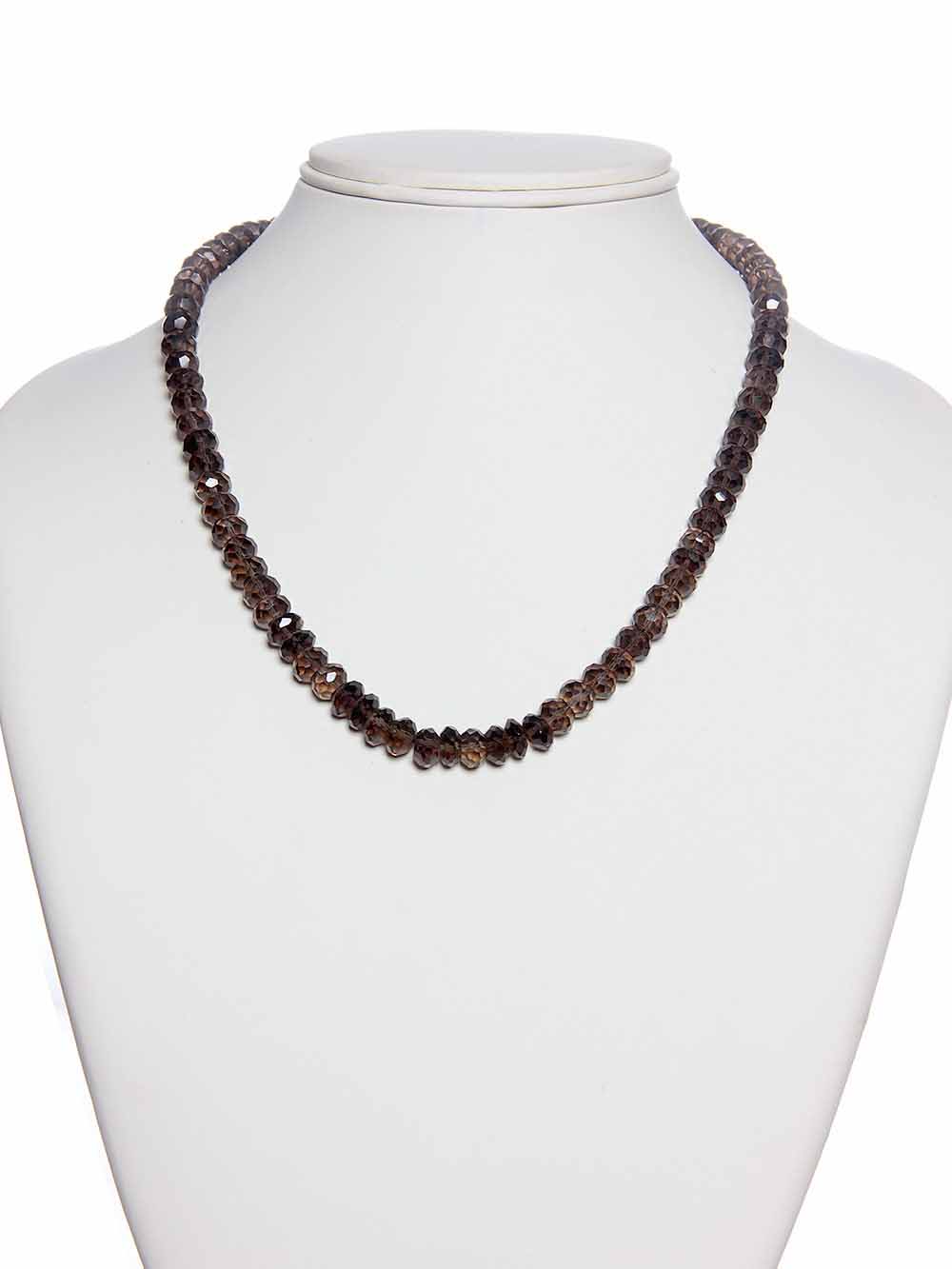 1-54.jpg Genuine Dreams Smoky Quartz Crystal Semi Precious Stone Necklace - Image 1