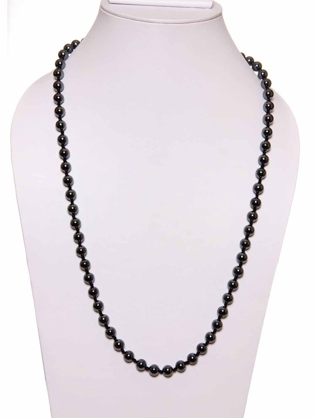1-67.jpg Beautiful & Genuine Crystal Hematite Semi Precious Gemstone Necklace - Image 1