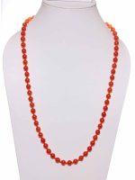 Beautiful & Genuine Carnelian Semi Precious Stone Positive Necklace