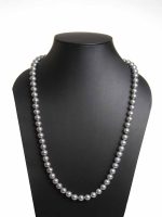 Genuine Silver See Shell Pearl Reiki Crystal Chakra Gemstone Necklace