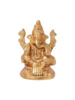 Home Decore Golden Ganesh Statue