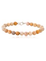 Natural Fossilized Coral Reiki Crystal Semi Precious Stone Bracelet
