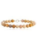 Natural Fossilized Coral Reiki Crystal Semi Precious Stone Bracelet - Image 2