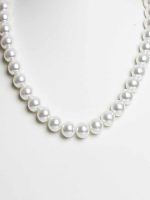 White See Shell Pearl Chakra Crystal Semi Precious Gemstone Necklace - Image 2