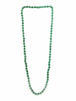 Genuine Certified Crystal Green Onyx Gemstone Semi Precious Necklace - Image 2