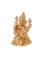 Home Decore Golden Ganesh Statue - Image 2